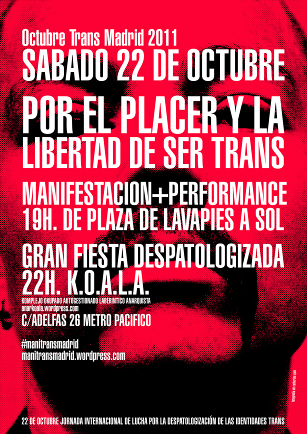Manifestación Octubre y Fiesta Trans - Octubre Trans Madrid 2011